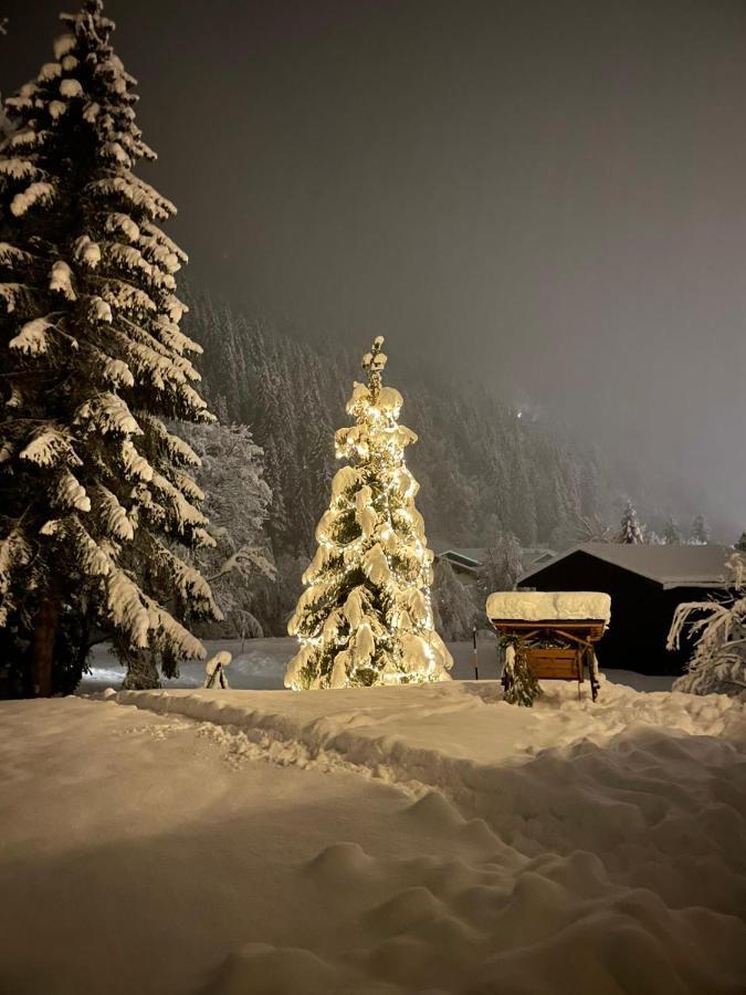 Haus Hubertus - Gaestehaus Sahler Partenen Exteriör bild